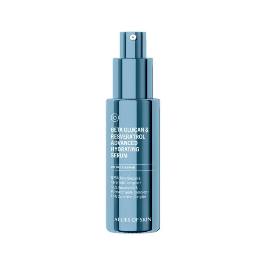 Allies of Skin Beta Glucan & Resveratrol Advanced Hydrating Serum Увлажняющая сыворотка с бета-глюканом 30ml