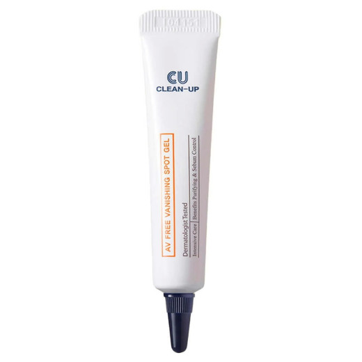 CUskin Clean-Up Av Free Vanishing Spot Gel Точковий гель від висипань з саліциловою кислотою та цинком 10ml