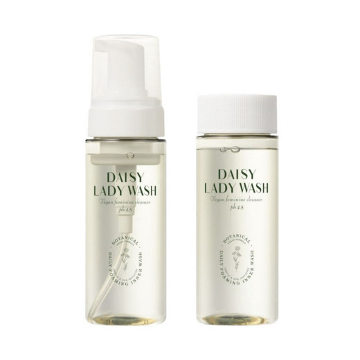 CUskin Dr.Solution Daisy Lady Wash Веганська пінка для інтимної гігієни з запасним блоком 2х150ml