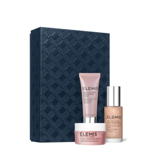 ELEMIS Kit: Pro-Collagen Rose Plumping Routine Тріо для зволоження та заспокоєння шкіри з Трояндою