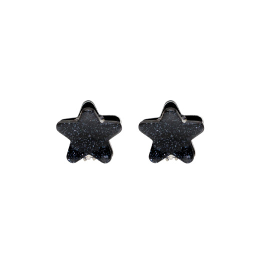 EMI JAY Baby Star Clip Set in Black Tinsel
