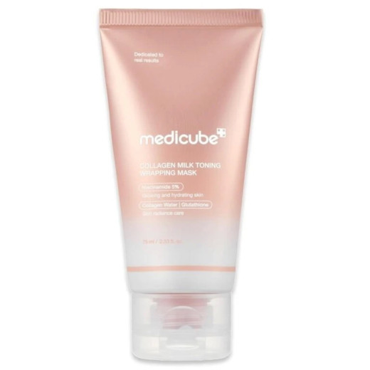 Medicube Collagen Milk Toning Wrapping Mask Тонизирующая коллагеновая маска-пленка 75ml