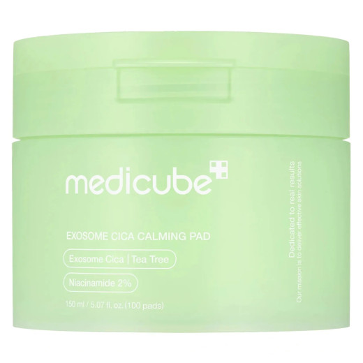 Medicube Exosome Cica Calming Pad Успокаивающие тонер-подушечки с экзосомами центеллы и чайного дерева