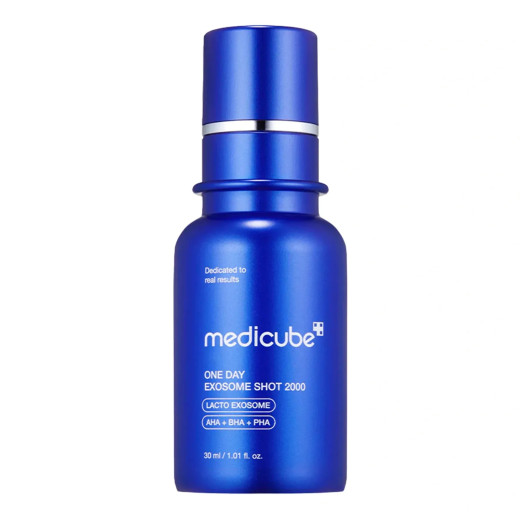 Medicube One Day Exosome Shot Pore Ampoule 2000 Сироватка з екзосомами та спікулами для звуження пор 30ml