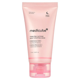 <b>Medicube</b><br>pdrn pink caffeine night wrapping mask Нічна маска-плівка з полінуклеотидами та кофеїном 75ml