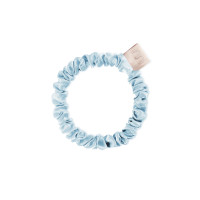 MON MOU SILK SLIM SCRUNCHIE BABY BLUE Тонкая шелковая резинка