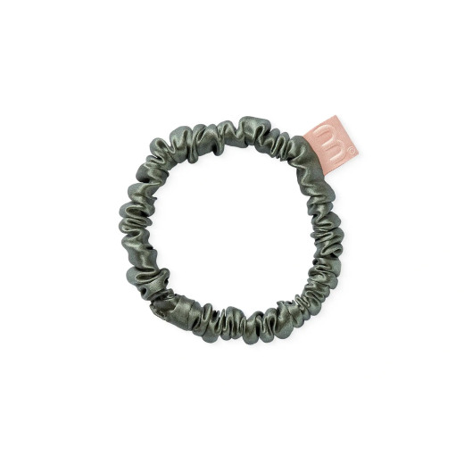 MON MOU Тонкая резинка из натурального шелка Оливковый