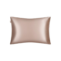 MON MOU SOFT SILK PILLOWCASE BEIGE Шелковое наволочка с сатином