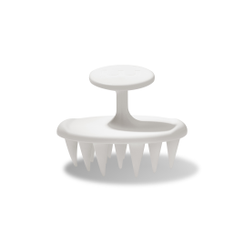 MON MOU Силиконовая щеточка для очищения кожи головы SSBrush Белый