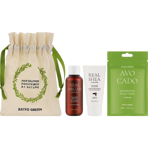 RATED GREEN Real Argan Мінінабір для волосся 