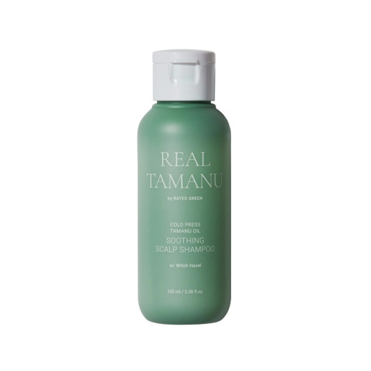 RATED GREEN Real Tamanu Cold Pressed Tamanu Oil Soothing Scalp Shampoo Успокаивающий шампунь с маслом таману 100ml