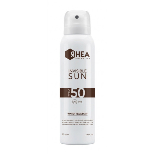 Rhea Invisible Sun SPF 50 (travel size) Невидимий спрей для обличчя та тіла 100ml