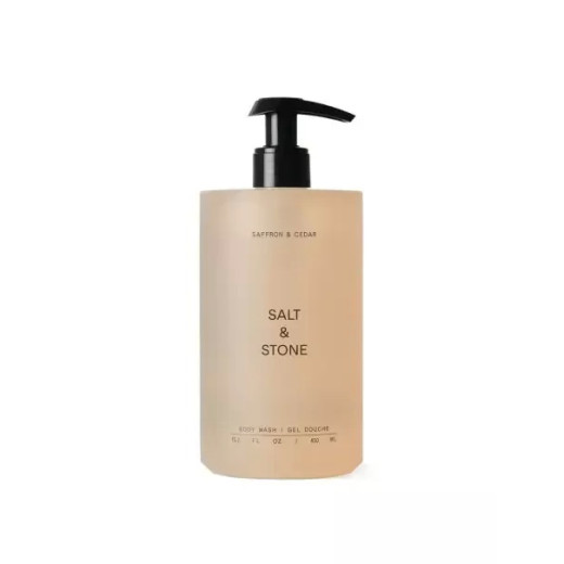SALT & STONE Body Wash Saffron & Cedar Антиоксидантный гель для душа с ароматом шафрана и кедра 450ml