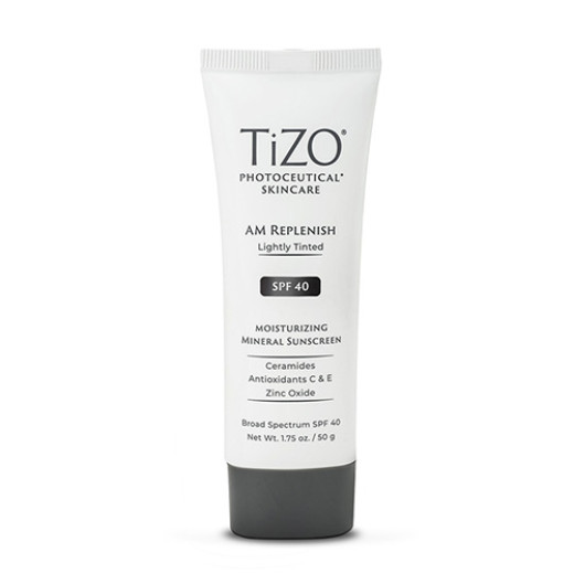 TIZO ДНЕВНОЙ ПИТАТЕЛЬНЫЙ КРЕМ С ЛЕГКИМ ОТТЕНКОМ AM REPLENISH LIGHTLY TINTED SPF 40