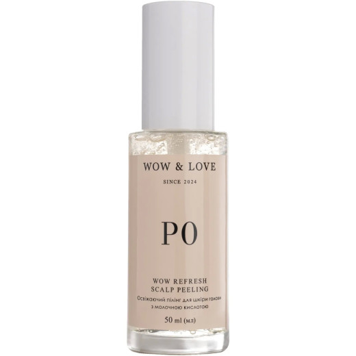 Wow & Love P0 Wow Refresh Scalp Peeling Освіжаючий пілінг для шкіри голови з молочною кислотою 50ml