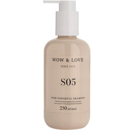 Wow & Love POWERFUL SHAMPOO Потужний регенеруючий шампунь для сухого та пошкодженого волосся 250ml