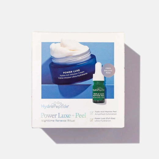 Power Luxe + Peel Kit – Нічний ритуал відновлення